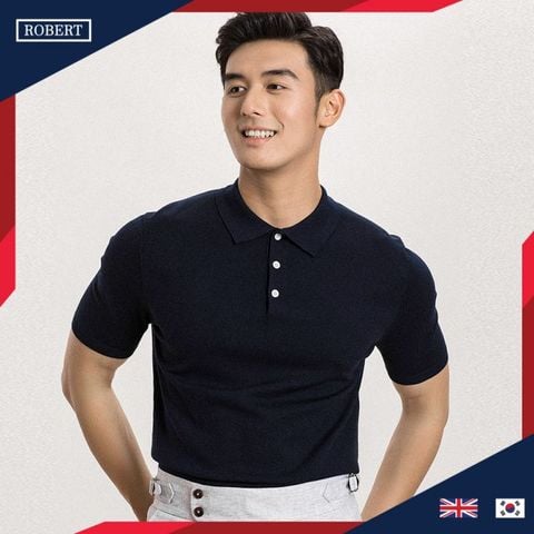 Áo polo Navy Blue