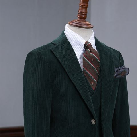 Veston Green Corduroy