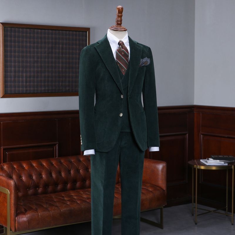 Veston Green Corduroy