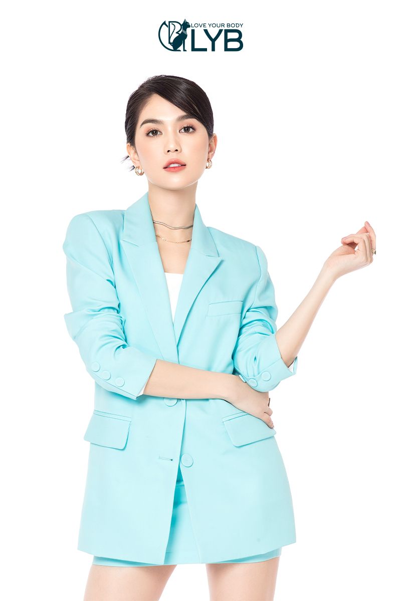 ÁO KHOÁC VEST CÔNG SỞ MÀU XANH MINT LYB