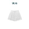 QUẦN SHORT XÒE MÀU TRẮNG LYB