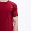 LYB RUNNING TEE – BURGUNDY RED