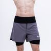 LYB RUNNING SHORTS MIX NET – GREY