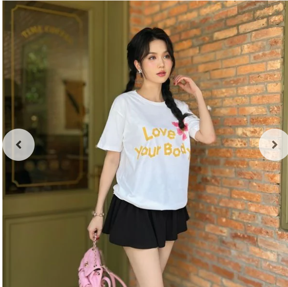 Chân váy LYB lưng cao chất thun gân màu đen