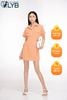 ĐẦM CỔ SƠ MI CỔ TRỤ CỘT DÂY TAY NGẮN THANH LỊCH