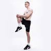 LYB RUNNING SHORTS MIX NET - BLACK