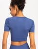 SET ĐỒ TẬP NGẮN ÁO TAY NGẮN - LYB OLIVIA BLUE SET