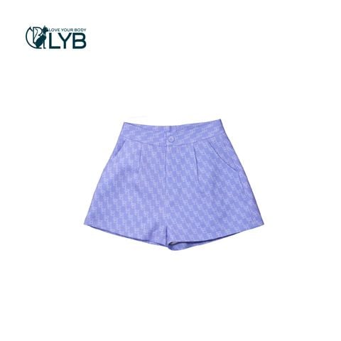 QUẦN SHORT XOÈ MÀU TÍM LYB