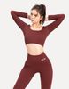 SET ĐỒ TẬP DÀI ÁO CỔ TRÒN - LYB ELITE RED SET