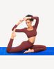 SET ĐỒ TẬP DÀI ÁO CỔ TRÒN - LYB ELITE RED SET