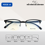  Gọng kính Nam Kim loại x Nhựa dẻo nửa khung viền dây cước SGNew 