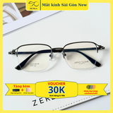  Gọng kính Titanium Nửa khung cước Nam Nữ Unisex SGNew Zto142 