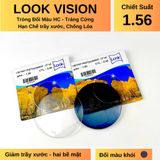  Tròng Kính Đổi Màu LOOK khói 1.56 - HẠN CHẾ TRẦY XƯỚC 