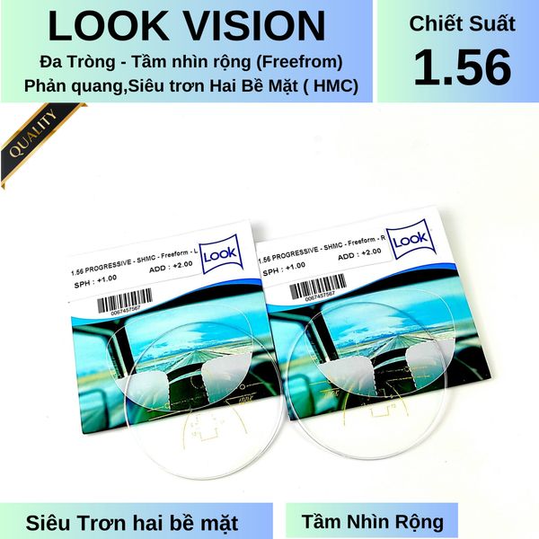  TRÒNG KÍNH ĐA TRÒNG LOOK 1.56 Asp-UV400 