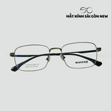  Gọng kính Titanium Vuông Viền mảnh Không rỉ sét Nam Nữ Unisex SGNew 92033 
