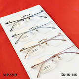  Gọng kính khoan Không viền Titanium Không rỉ Nam Nữ Unisex SGNew 2210 