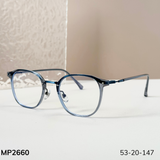  Gọng kính Kim loại x Viền nhựa dẻo Nam nữ Unisex SGNew 1957 Hàn Quốc 