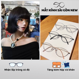  Gọng kính Kim loại Mắt mèo Trend Nam Nữ Unisex SGNew Kl01 