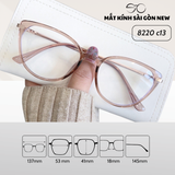  Gọng kính Mắt mèo Kim loại x Nhựa dẻo gọng kính Nữ cao cấp SGNew 8220 