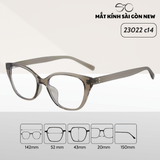  Gọng kính Kim loại Mắt mèo Dáng góc cạnh Nam Nữ Unisex SGNew 23022 