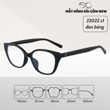  Gọng kính Kim loại Mắt mèo Dáng góc cạnh Nam Nữ Unisex SGNew 23022 