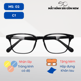  Gọng kính Nhựa dẻo Phong cách Retro Nam nữ Unisex SGNew 02 