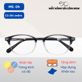  Gọng kính Nhựa dẻo Retro Nam nữ Unisex SGNew 04 