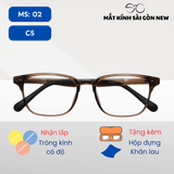  Gọng kính Nhựa dẻo Phong cách Retro Nam nữ Unisex SGNew 02 