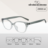  Gọng kính Kim loại Mắt mèo Dáng góc cạnh Nam Nữ Unisex SGNew 23022 