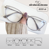  Gọng kính Mắt mèo Kim loại x Nhựa dẻo gọng kính Nữ cao cấp SGNew 8220 