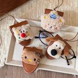  Túi da đựng kính đeo cổ vòng cổ gấu dễ thương đa chức năng TUI02 SGNew 