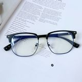  Gọng kính mí Kim loạị Clubmaster Nam nữ Unisex SGNew 6609 