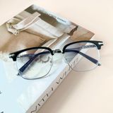  Gọng kính Mí Nam Kim loại x Nhựa dẻo Nam Nữ Unisex SGNew 251 