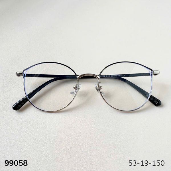  Gọng kính Kim loại Mắt mèo Nam Nữ Unisex SGNew 99058 