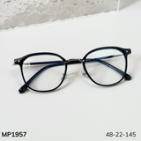  Gọng kính Kim loại x Viền nhựa dẻo Nam nữ Unisex SGNew 1957 Hàn Quốc 