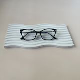  Gọng kính Kim loại x Nhựa dẻo Mắt mèo Vuông Nam Nữ Unisex SGNew 8206 