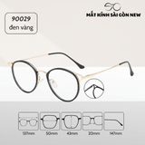  Gọng kính Cánh tiên Dáng tròn Kim loại x Nhựa dẻo Mèo nhỏ Nam Nữ Unisex SGNew M92009 