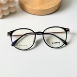  Gọng kính Titannium Tròn Nam Nữ Unisex SGNew 90128 Hàn Quốc 