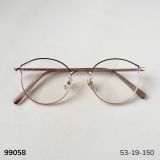  Gọng kính Kim loại Mắt mèo Nam Nữ Unisex SGNew 99058 