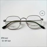  Gọng kính Titanium Tròn đa giác Viền mảnh Không rỉ sét Nam Nữ Unisex SGNew Zto027 