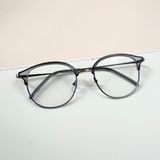  Gọng kính Mí Kim loại x Nhựa dẻo Nam Nữ Unisex SGNew 2660 Hàn Quốc 