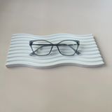  Gọng kính Kim loại x Nhựa dẻo Mắt mèo Vuông Nam Nữ Unisex SGNew 8206 