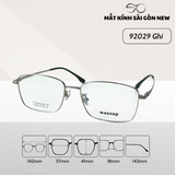  Gọng kính Titanium Vuông Viền mảnh Không rỉ sét Nam Nữ Unisex SGNew 92029 