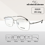  Gọng kính Titanium Vuông Viền mảnh Không rỉ sét Nam Nữ Unisex SGNew 92029 