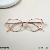  Gọng kính Kim loại x Nhựa dẻo Mèo nhỏ Nam Nữ Unisex SGNew 2993 