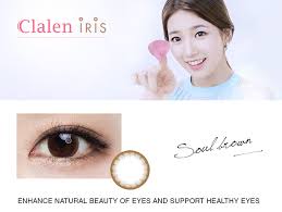  Kính áp tròng màu dùng 1 ngày Clalen Iris - màu Soul Brown 