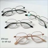  Gọng kính Titanium Tròn đa giác Viền mảnh Không rỉ sét Nam Nữ Unisex SGNew Zto027 