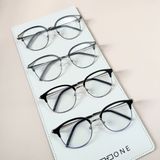  Gọng kính Mí Kim loại x Nhựa dẻo Nam Nữ Unisex SGNew 2660 Hàn Quốc 