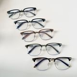  Gọng kính Mí Nam Kim loại x Nhựa dẻo Nam Nữ Unisex SGNew 251 