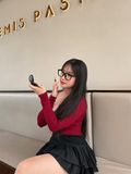  Kính cận Nhựa dẻo Vuông Nam nữ Unisex SGNew 1208 